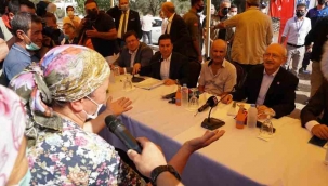 Kılıçdaroğlu, Bodrum’da yanan bölgeleri inceledi