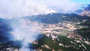 Köyceğiz yangını Denizli sınırına dayandı