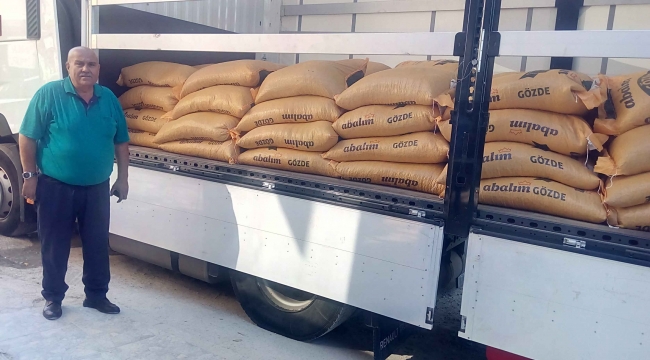 Manavgatlı besicilere yörüklerden 6 ton yem desteği