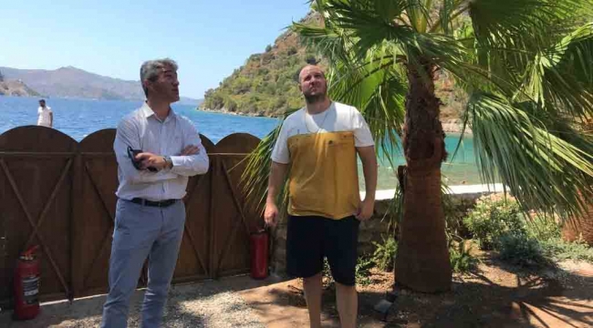Marmaris Belediye Başkanı Oktay'dan Şahan Gökbakar’a ‘geçmiş olsun’ ziyareti