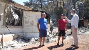 Marmaris Belediyesi yangınzedelere el uzattı