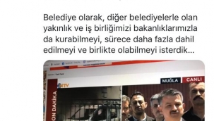 Milas Belediye Başkanı: 3 bakanımız Milas’ta açıklama yapıyor, ben ekrandan izliyorum