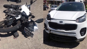 Motosiklet ve otomobilin karıştığı kazada 1 kişi hayatını kaybetti