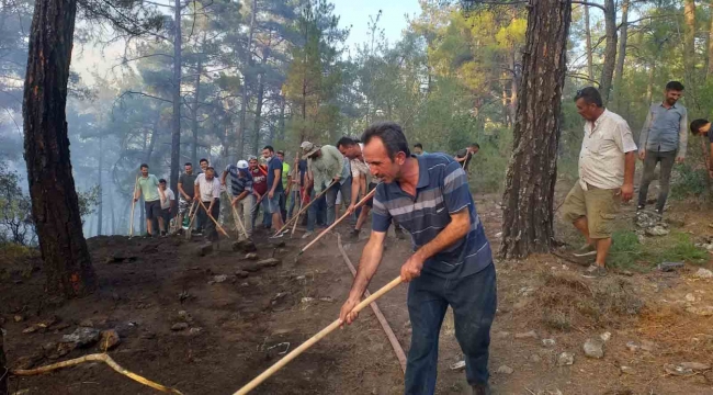 Muğla’daki orman yangını kontrol altına alındı