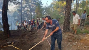 Muğla’daki orman yangını kontrol altına alındı