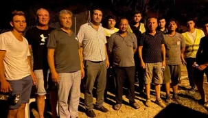 Ortaca’da yangın nöbeti devam ediyor
