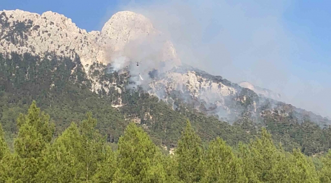 Seydikemer’deki yangın kısmen kontrol altına alındı