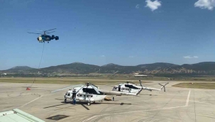 Ukrayna’dan gelen 5 helikopter yangınlara gece müdahalesi için havalanacak