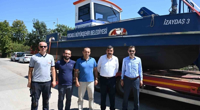 Yangınların kirlettiği Bodrum sahillerini temizleyecek araç yola çıktı