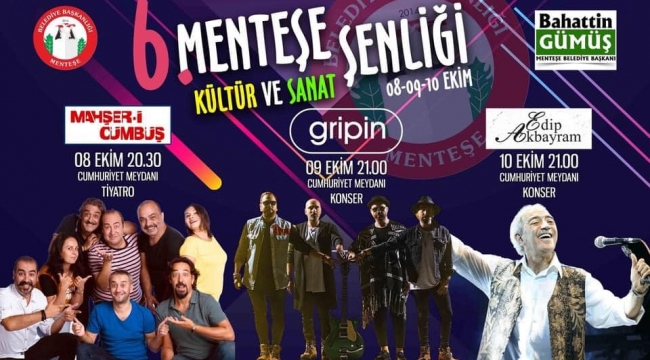 6. Menteşe Kültür ve Sanat Şenliği Başlıyor