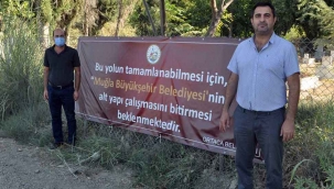 Başkan Tezcan; “Ortaca Belediyesi’nin pankartı art niyetli”