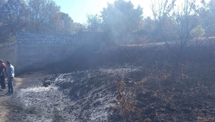 Bodrum’da yangın paniği, alevler evlere sıçramadan söndürüldü