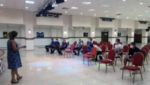 Büyükşehir çalışanlarına Covid-19 aşı teşviki eğitimi