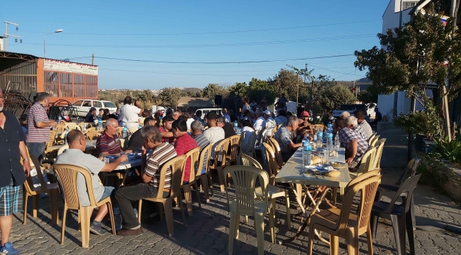 Datça Sanayinde heykelin açılışı gerçekleştirildi
