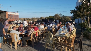 Datça Sanayinde heykelin açılışı gerçekleştirildi