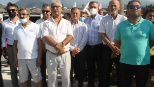 Fethiye sahil bandı esnafları birlik oldu