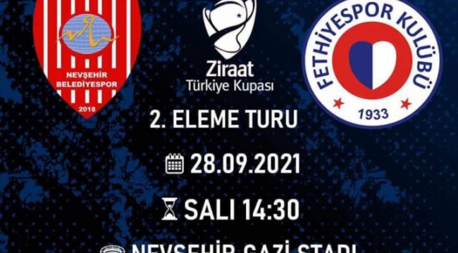  Fethiyespor kupa maçında (bugün) Nevşehir Belediyespor ile karşılaşacak 