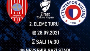 Fethiyespor kupa maçında (bugün) Nevşehir Belediyespor ile karşılaşacak