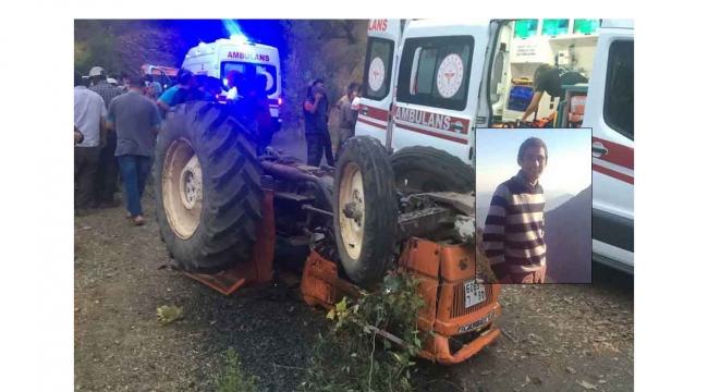 Köyceğiz'de traktör kazası: 1 ölü 