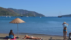 Marmaris’te yaz devam ediyor