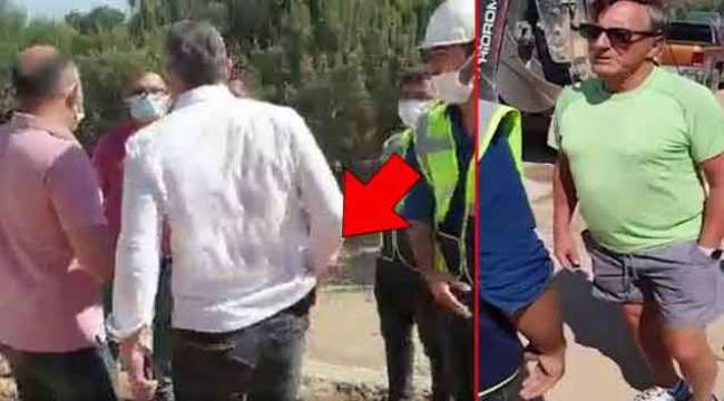 Ünlü iş adamı Bülent Eczacıbaşı silahlı adamlarıyla şantiye bastı