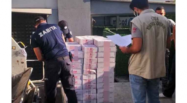 Bodrum’da 1 ton tarihi geçmiş gıda imha edildi