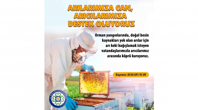 Büyükşehirden Arıcılara destek kampanyası