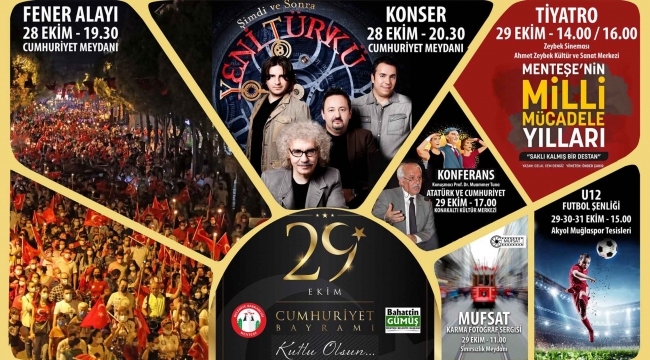 Cumhuriyet’in kuruluş yıldönümüne coşkulu kutlama