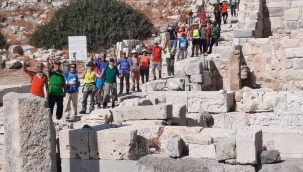 Dağcılık kulübü üyeleri Datça’da misafir edildi