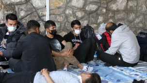 Fethiye'de 58 düzensiz göçmen yakalandı