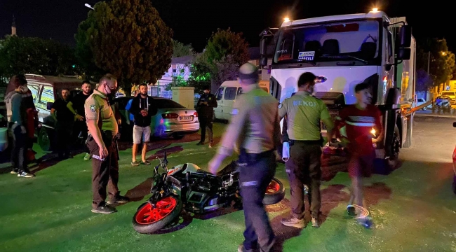 Fethiye'de çöp kamyonuyla çarpışan motosiklet sürücüsü öldü 
