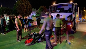 Fethiye’de çöp kamyonuyla çarpışan motosiklet sürücüsü öldü