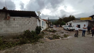 Fırtına Milas’ta da etkili oldu