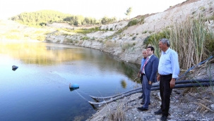 Kafaca ovasında Bin dekar su ile buluştu