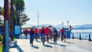 Köyceğiz’de pedallar ‘Doğa ve Sağlık’ için çevrildi