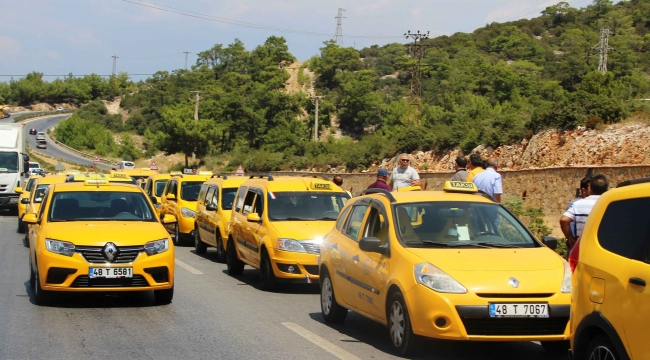 Muğla'da ticari taksilere uyarı 