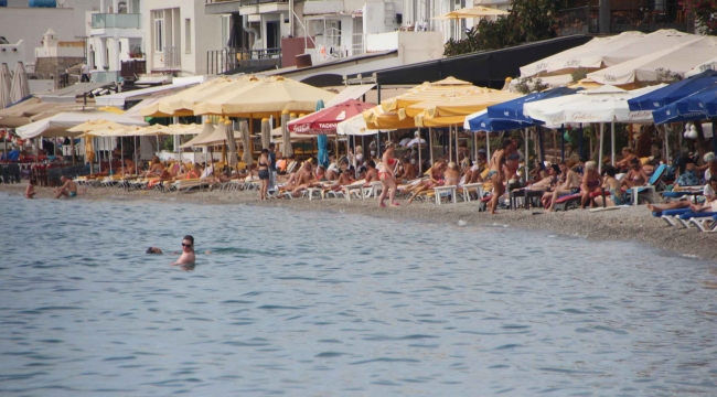 Sahiller yaz mevsimini aratmıyor