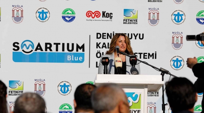 Deniz kirliliğini ölçen 'Akıllı Şamandıralı Ölçüm Sistemi' Fethiye'de faaliyete geçti