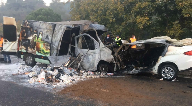 Muğla'da feci kaza: Uzman çavuş yanarak hayatını kaybetti
