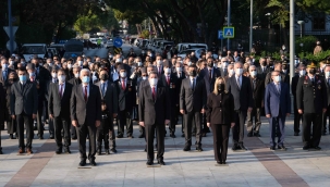Muğla ve İlçelerinde 10 Kasım Atatürk'ü anma töreni gerçekleştirildi