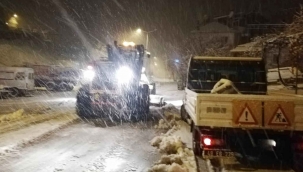 Muğla’da kar mesaisi