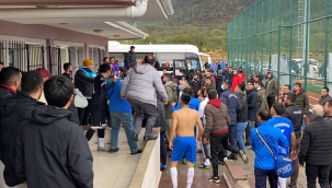 Fethiye’de oynanan müsabakanın ardından kavga çıktı