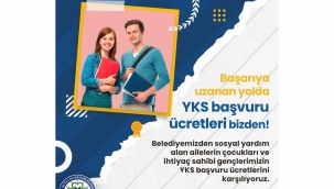 İhtiyaç sahibi öğrencilerin YKS sınav ücretleri Büyükşehirden