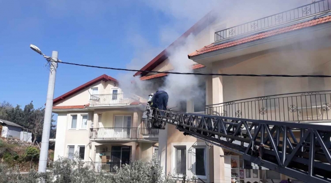 Fethiye'de 1 saatte 3 ev yangını