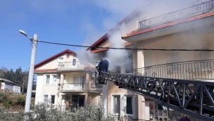 Fethiye'de 1 saatte 3 ev yangını