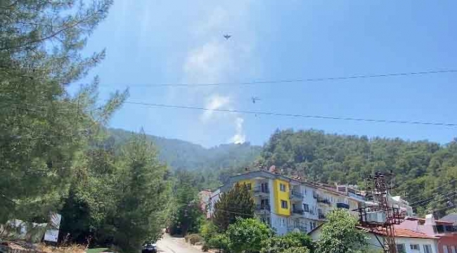 Bodrum’daki yangın 3 saatlik çalışmayla söndürüldü