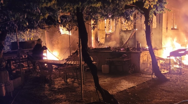 Ortaca'da ev yangını: 1 ölü 