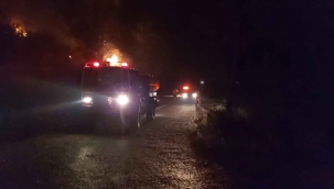 Yangına 576 personel, 148 arazöz, 53 iş makinesi müdahale ediyor