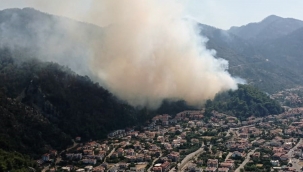 Marmaris'teki orman yangını kontrol altına alındı