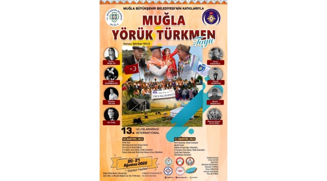 Yörükler 20-21 Ağustosta Muğla'da bir araya gelecek